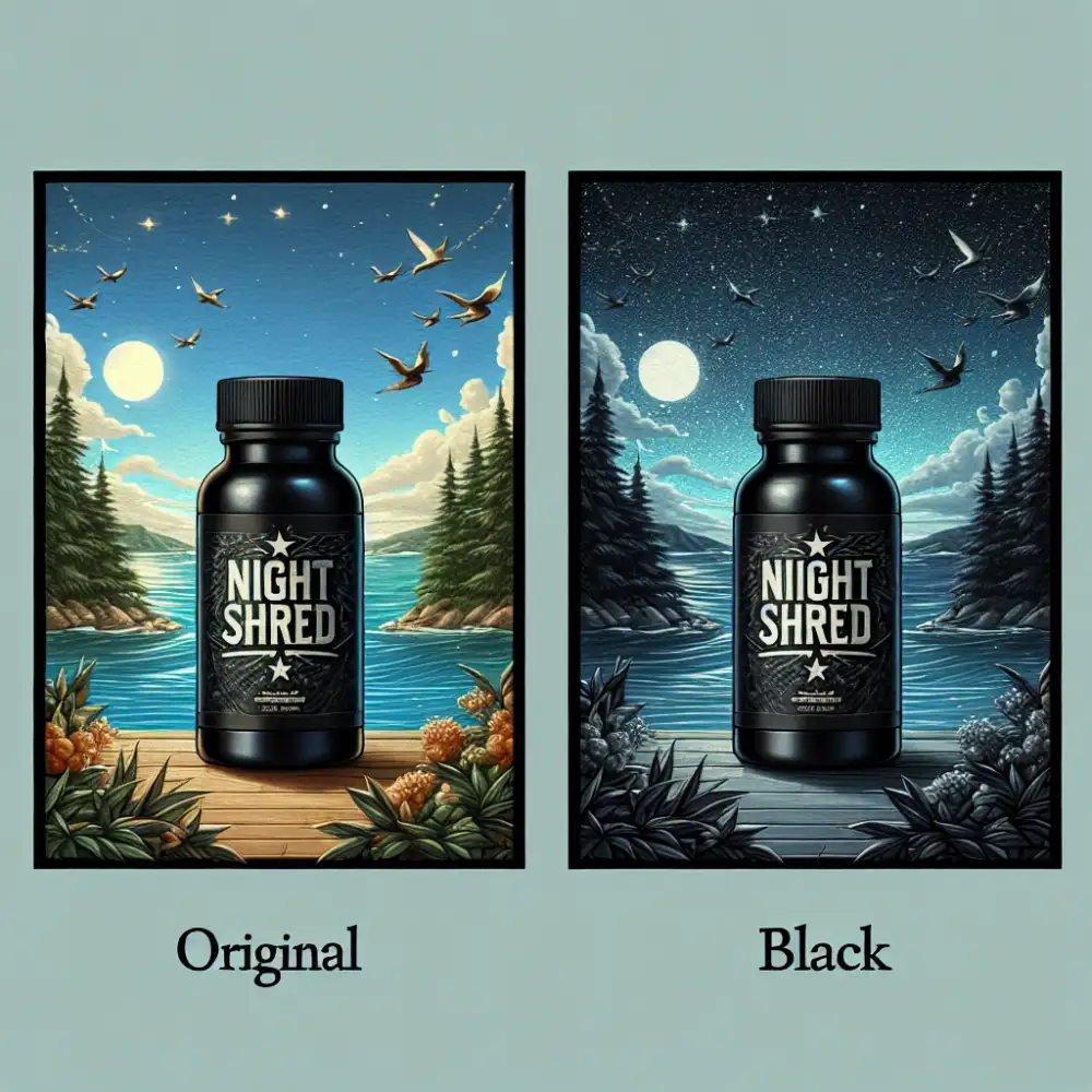 night shred vs night shred black