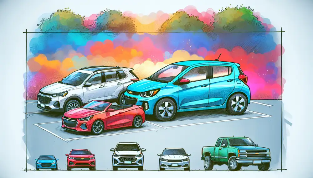 chevy spark size comparison